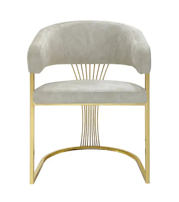 Professionnel Haute Qualité Fauteuil D'Appoint Lotus Doré