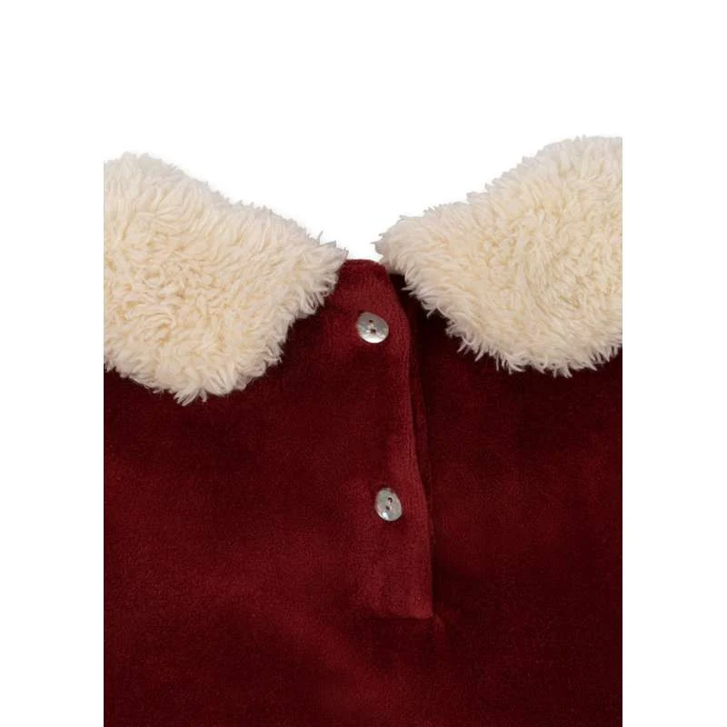 Professionnel Haute Qualité Konges Sløjd Robe de Noël - GRS - Dahlia Rouge