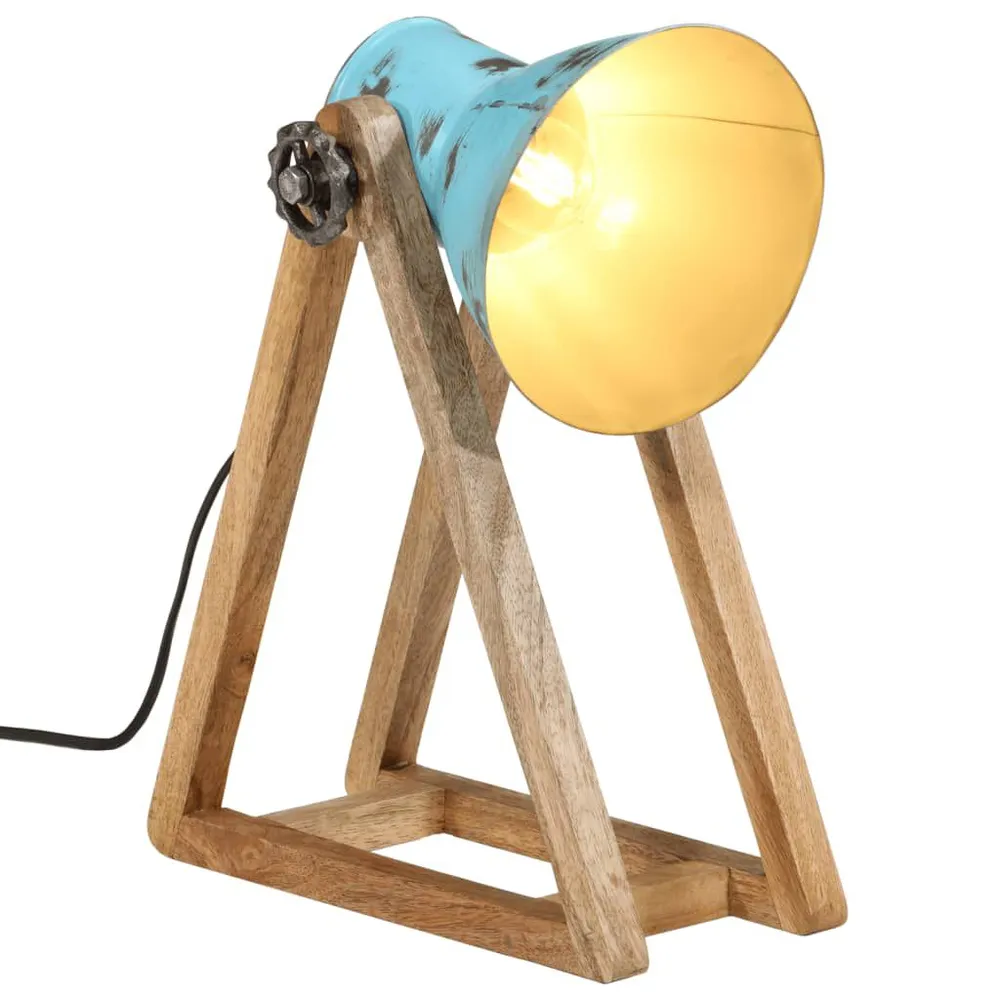 Professionnel Haute Qualité Lampe de bureau 25 W bleu délavé 30x17x40 cm E27
