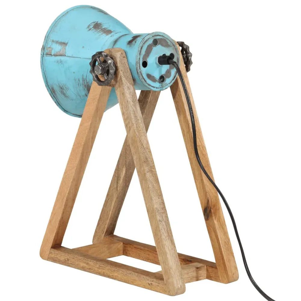 Professionnel Haute Qualité Lampe de bureau 25 W bleu délavé 30x17x40 cm E27