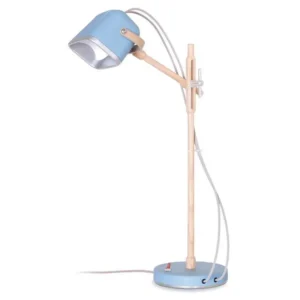 Professionnel Haute Qualité Lampe Mob bleue Bois Swabdesign