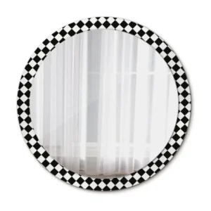 Professionnel Haute Qualité Miroir rond décoratif - Bureau d'échecs - 100 cm