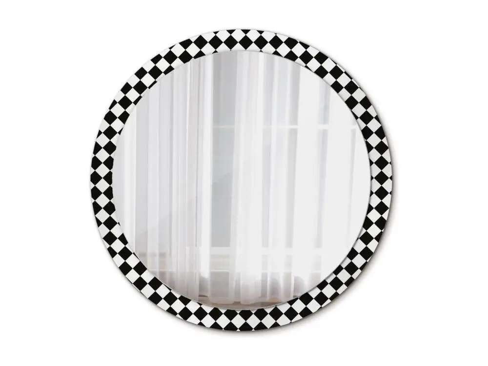 Professionnel Haute Qualité Miroir rond décoratif - Bureau d'échecs - 100 cm