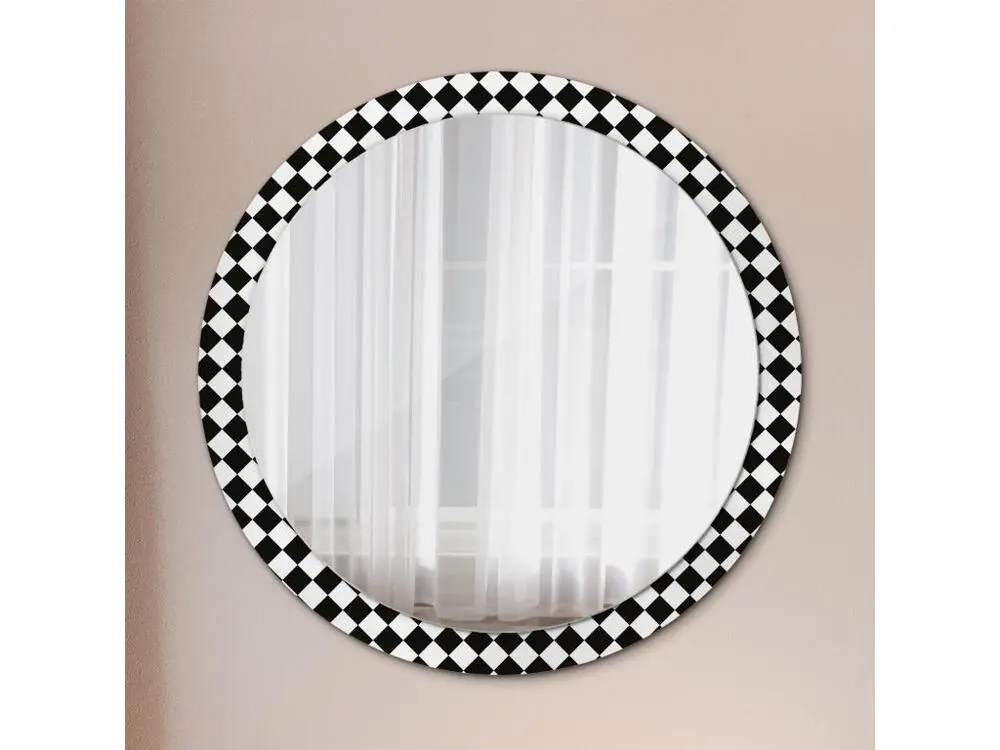 Professionnel Haute Qualité Miroir rond décoratif - Bureau d'échecs - 100 cm