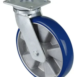 Professionnel Haute Qualité Roulette pivotante pour charges lourdes BS rollers roue en polyuréthane 83 Shore jante en alum...