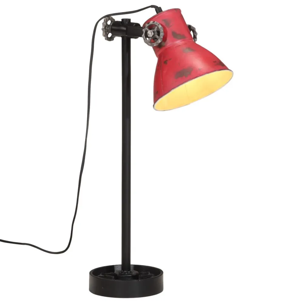 Protection de bord Lampe de bureau 25 W rouge délavé 15x15x55 cm E27