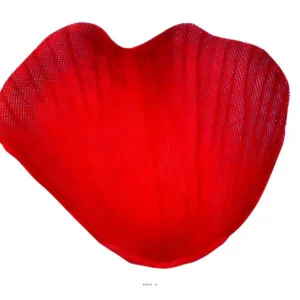 pétales de Rose artificiels x 100 Rouge avec Feuilles en tissu - couleur: Rouge pour un espace de travail ordonné