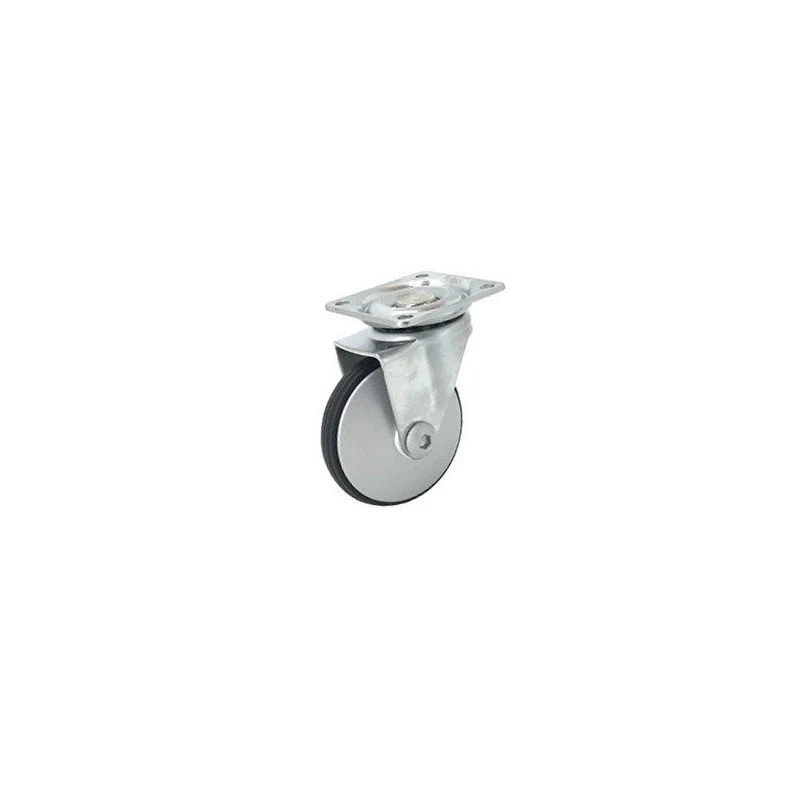 Roulette Tout Métal Finition Alu , Galet Diamètre 50 Mm Caujolle avec Garantie 2 Ans