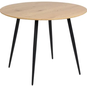 Round Dining Table ⌀ 100 cm Light Wood BJORKA