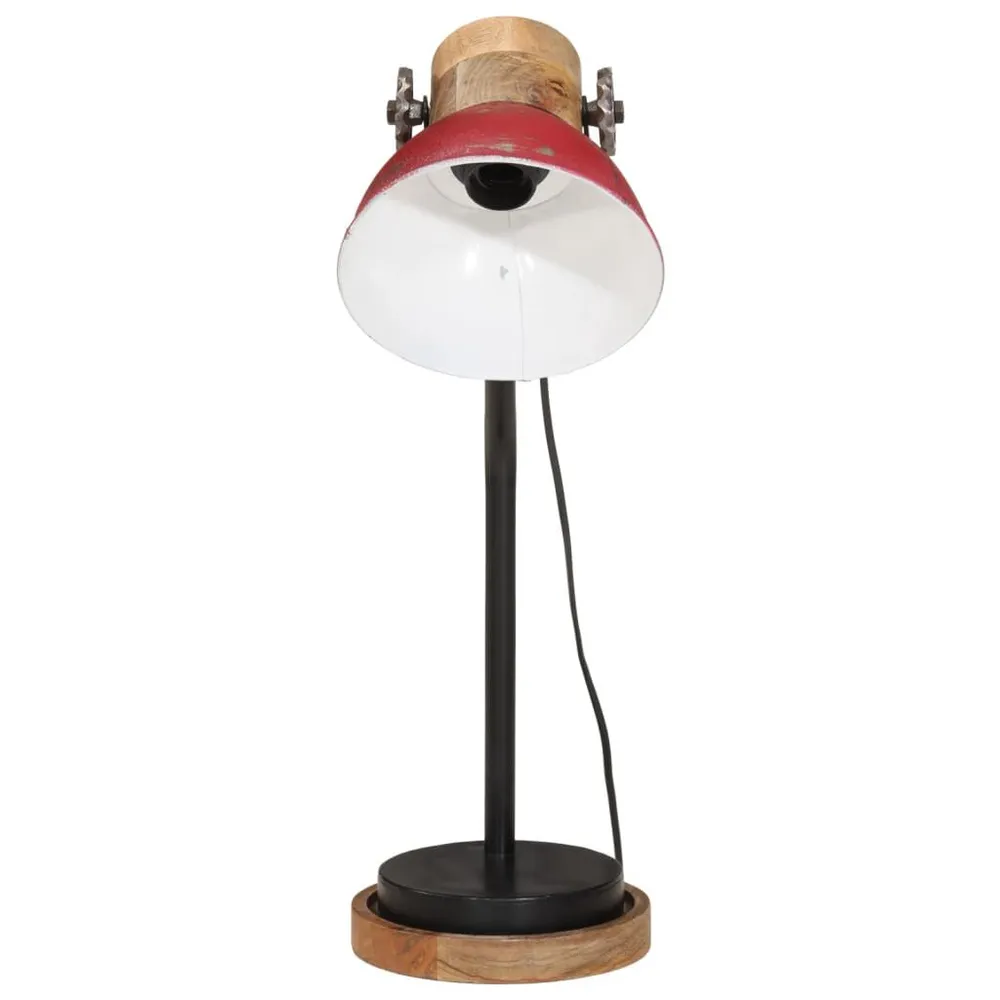 Support réglable pour Lampe de bureau 25 W rouge délavé 18x18x60 cm E27