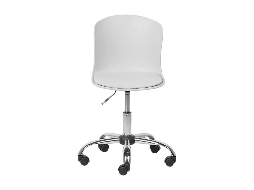 Système de suspension Chaise à roulettes en polypropylène blanc VAMO