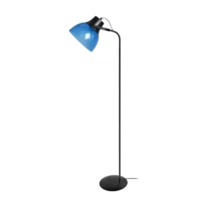 Système de suspension Lampadaire articulé métal noir,bleu 150 cm.