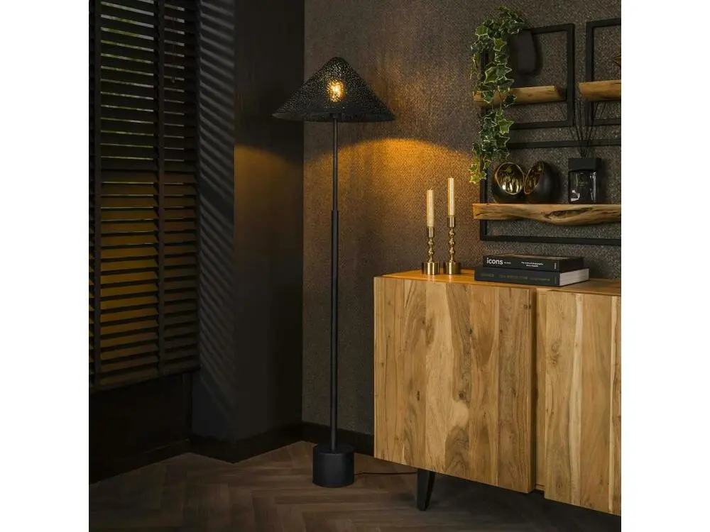 Système de suspension Lampadaire avec abat-jour effet étoilé RALF