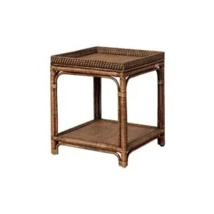 Système de suspension Table d'appoint en rotin marron Veracruz Chehoma - 57cm