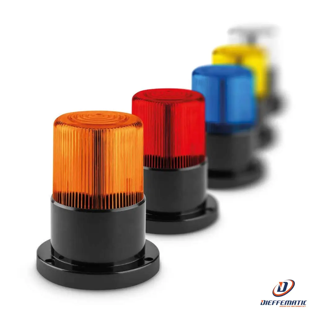 Venitem Fl 100 Led 25.100.372 Lampeggiante Flash Arancio Antintrusione Sicurezza - Conforme aux Normes de Sécurité