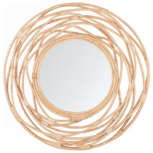 Wall Mirror BURGIS Rattan Spontané