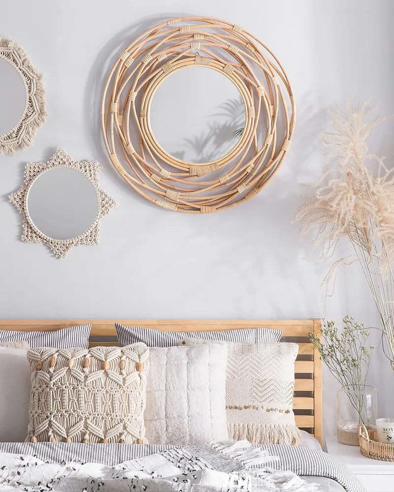 Wall Mirror BURGIS Rattan Spontané