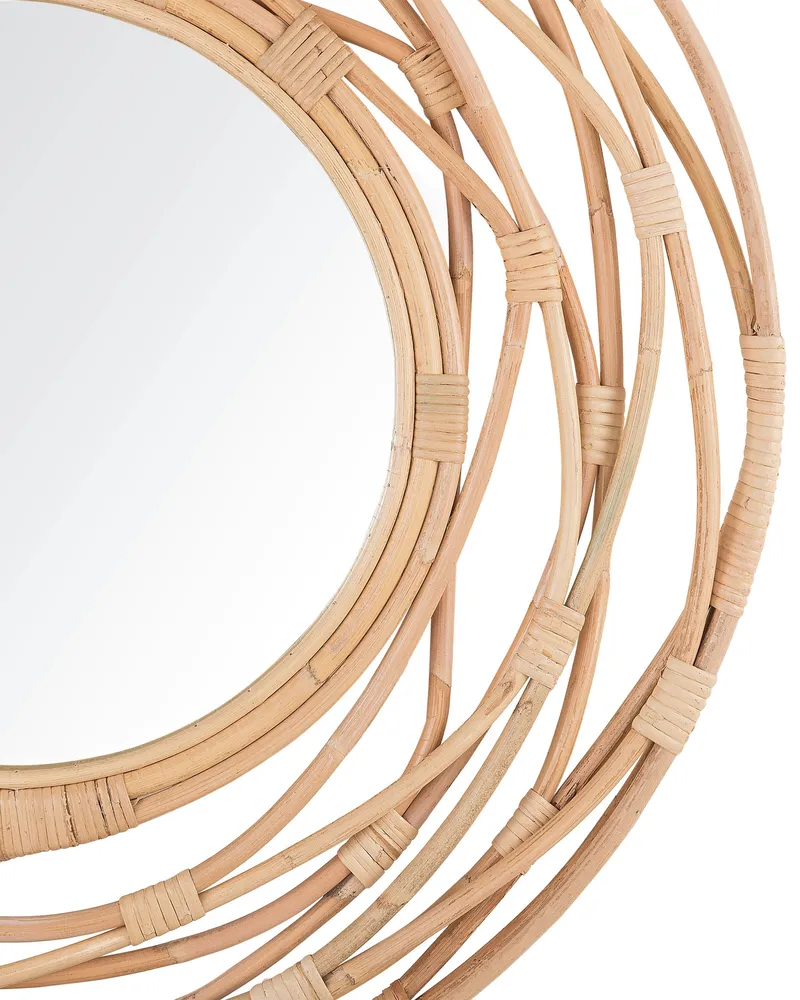 Wall Mirror BURGIS Rattan Spontané