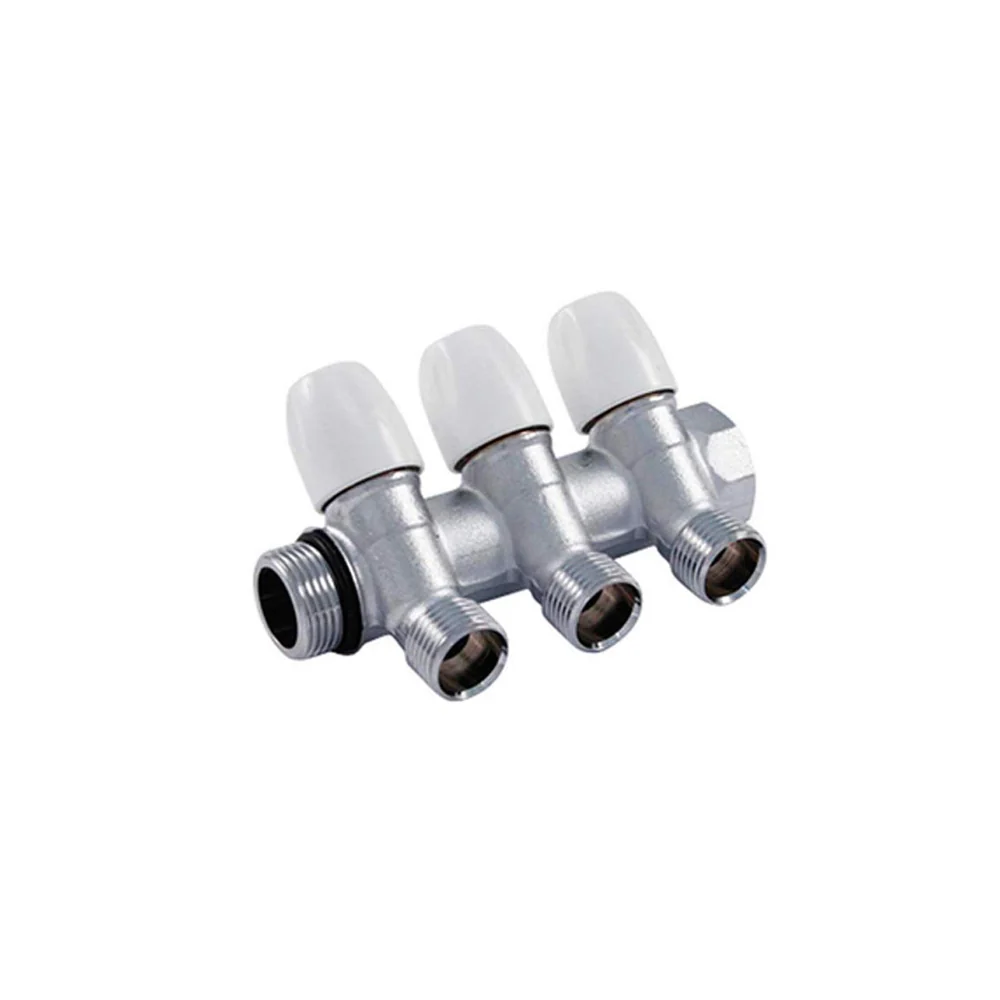 Collettore Lineare Maschio/Femmina Con Rubinetti D'Arresto Tiemme 4 Vie 1/2"M (16)