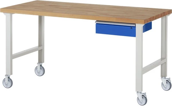 Etabli mobile RAU 7001A1 2000x900x1000mm 2 roulettes fixes et pivotantes chacune 05-7001A1-209B4S22.11 acquérir à bas prix