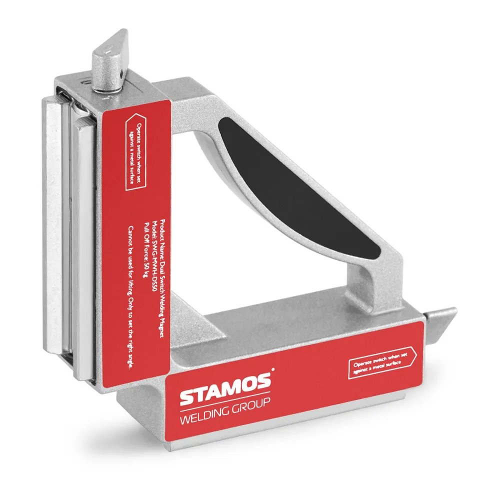 Équerre aimantée magnétique aimant de soudure pour maintien positionnement soudage avec 2 interrupteurs 90° 50 kg 14_0006847