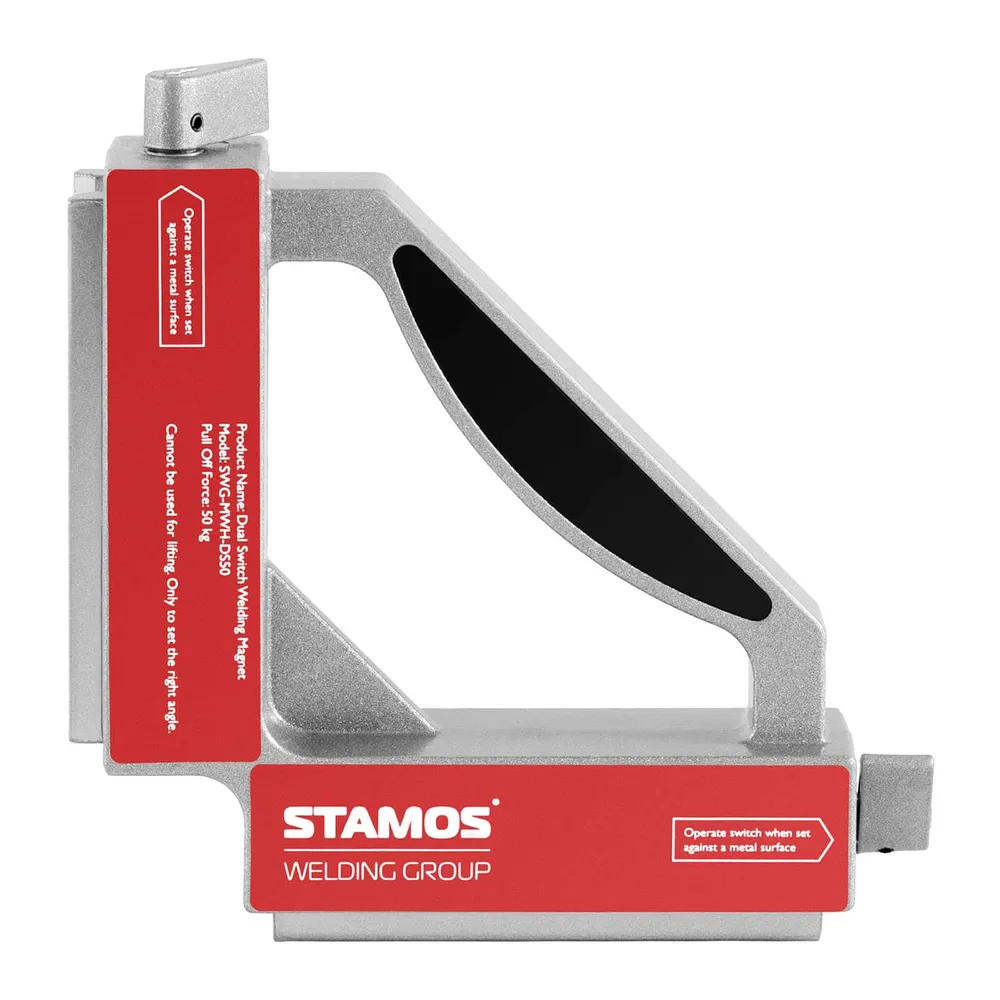 Équerre aimantée magnétique aimant de soudure pour maintien positionnement soudage avec 2 interrupteurs 90° 50 kg 14_0006847