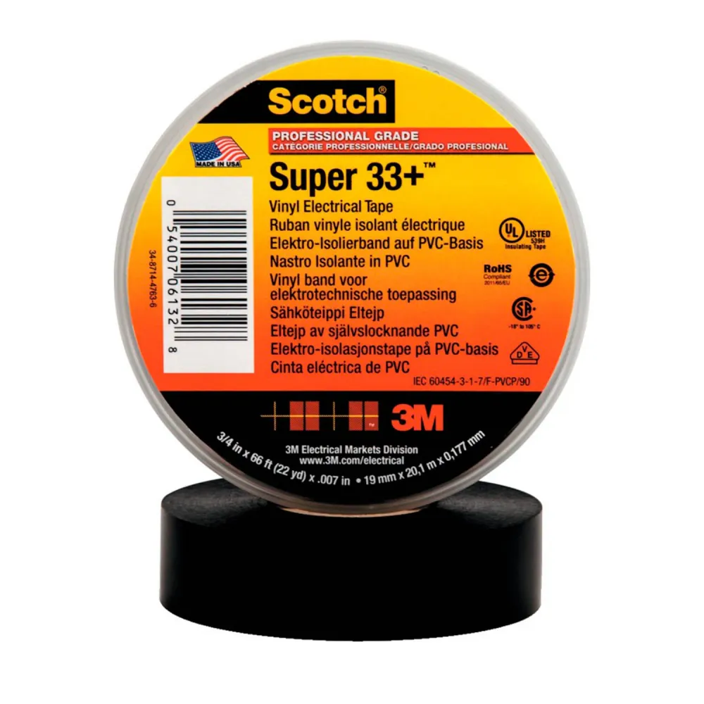 Ruban isolant en vinyle 19mm x 20m 3M modèle 7000042541