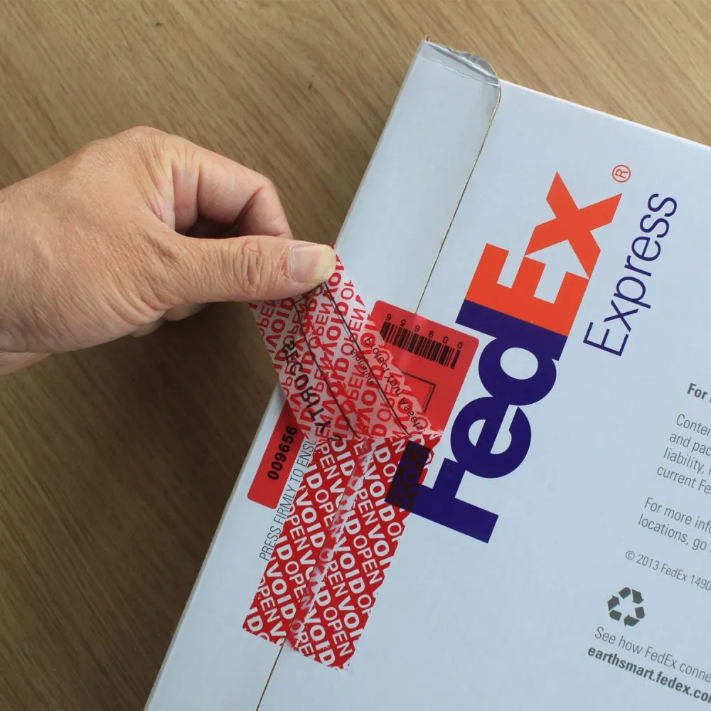 Ruban Sécurité BOSS TAPE OPEN VOID Rouge 45mmx10m – Inviolable
