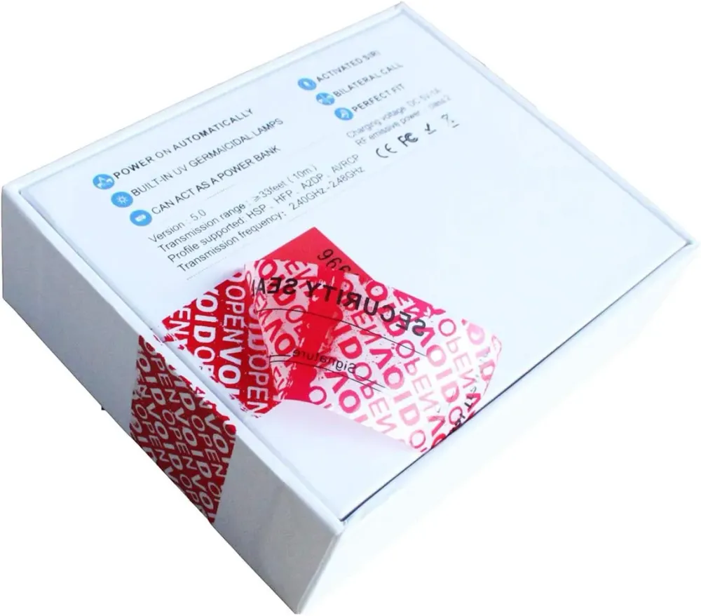 Ruban Sécurité BOSS TAPE OPEN VOID Rouge 45mmx10m – Inviolable