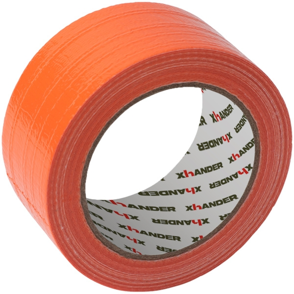 Ruban toile orange bâtiment - 50 mm - orange - XHANDER