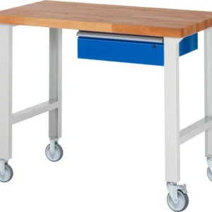 Établi mobile RAU 7001A1 1250x700x1000mm 2 roulettes fixes et pivotantes chacune 05-7001A1-127B4S22.11 commander à bas prix
