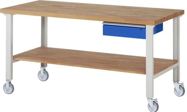Établi mobile RAU 7001A7 2000x900x1000mm 2 roulettes fixes et pivotantes chacune 05-7001A7-209B4S22.11 se fournir à bas prix