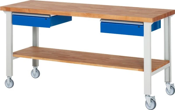 Établi mobile RAU 7002A7 2000x700x1000mm 2 roulettes fixes et pivotantes chacune 05-7002A7-207B4S22.11 prendre à bas prix