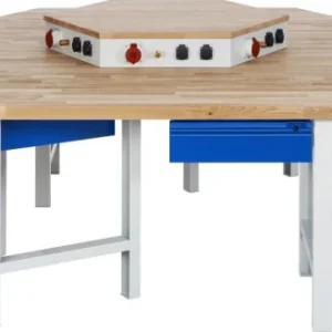 Établi de équipe RAU série BASIC-4 - M 401 fixation énergétique 2700x790-1140x2340 mm A3-401I-135H-EA1 commander à bas prix