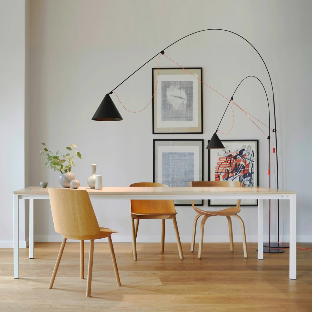 Professionnel Haute Vitesse midgard AYNO L lampadaire noir/orange 2 700 K