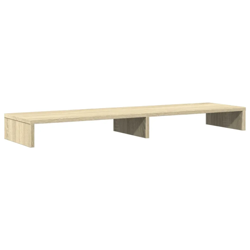 Bloc-notes mural Support de moniteur table meuble bureau sonoma 100 x 27 x 10 cm bois d'ingénierie marron 02_0044975