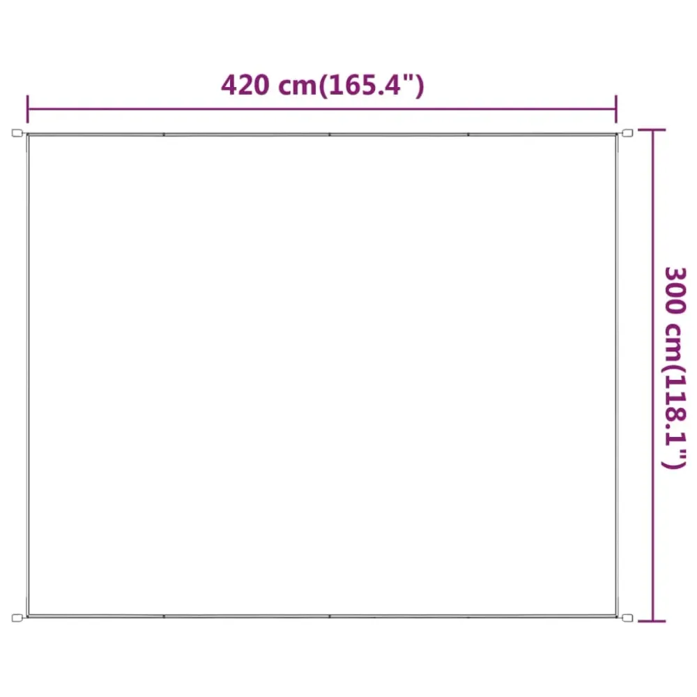 Auvent vertical 300x420 cm tissu oxford vert net 02_0007707