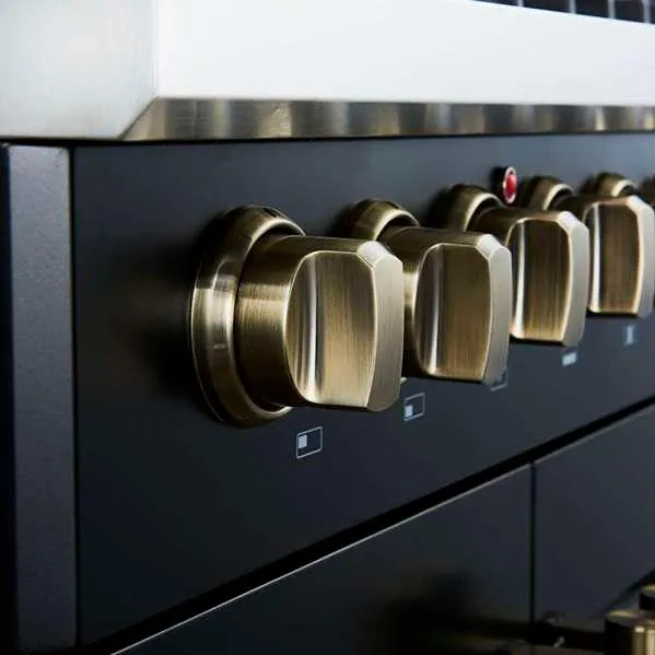 Forno Cuisinière à biénergie autoportante de 30 pouces avec porte française FFSGS6356-30BLK