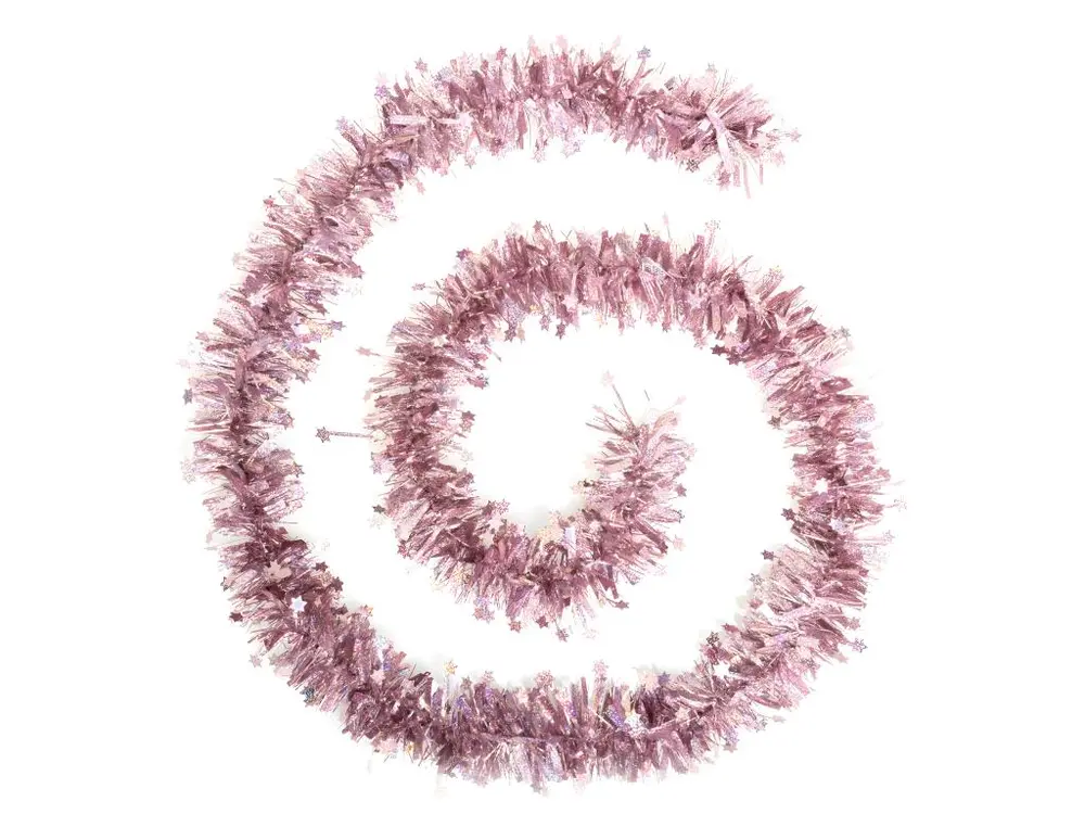Guirlande de Noël "Colorama" 200cm Rose