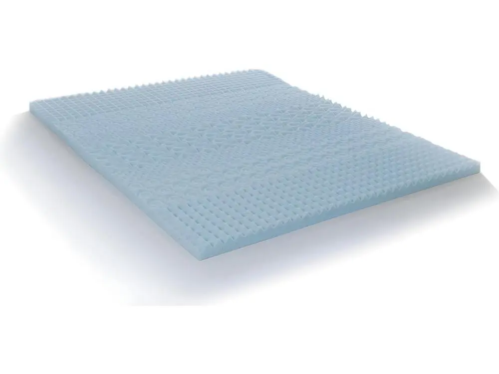 OLYMPE LITERIE | Surmatelas GEL REFRESH 2 personnes | Mémoire de forme avec gel rafraîchissant