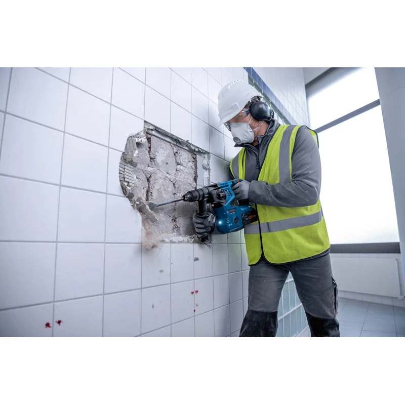 Perforateur SDS-PLUS BOSCH GBH 18V-28 CF Aguerri 0611921002 avec 2 Batteries ProCore 8Ah + Chargeur GAL1880 CV en L-BOXX