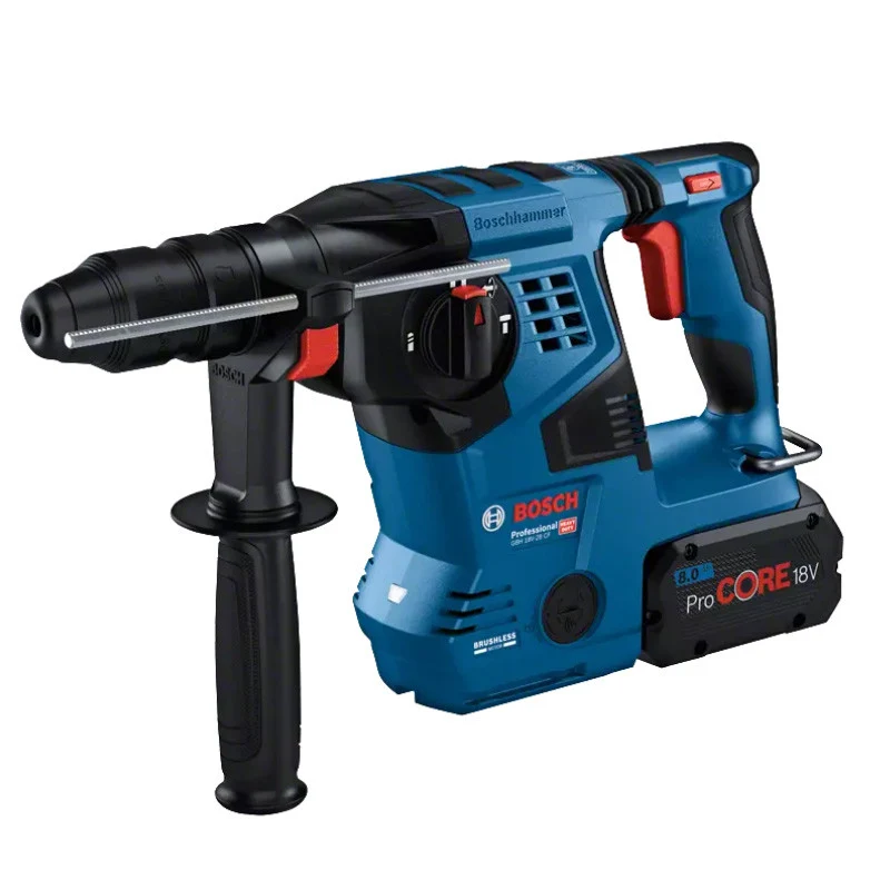 Perforateur SDS-PLUS BOSCH GBH 18V-28 CF Professionnel 0611921002 avec 2 Batteries ProCore 8Ah + Chargeur GAL1880 CV en L-...