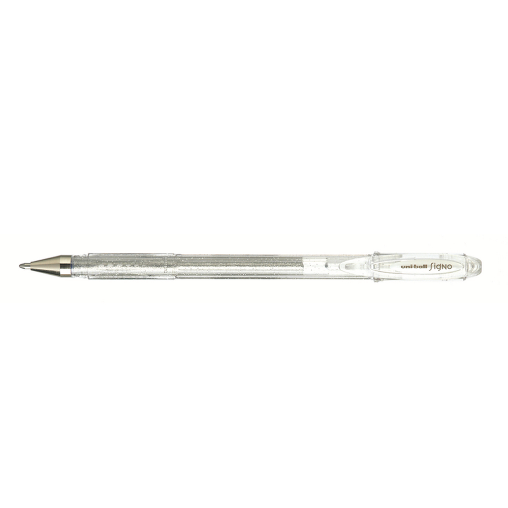 Roller encre gel écriture généreux 1mm - pailletée Argent Posca