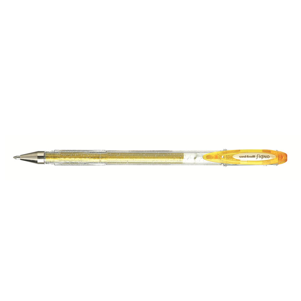 Roller encre gel écriture spacieux 1mm - pailletée Or Posca