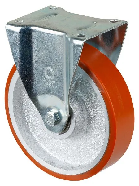 BS Rolls Roulette robuste roulette fixe largeur de roue 40 mm Ø roue 200 mm capacité de charge 450 kg polyuréthane coulé 9...