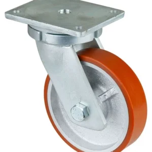 Roulette résistant BS Wheels largeur de roue 50 mm roue Ø 200 mm capacité de charge 1000 kg polyuréthane coulé 95 Shore ro...