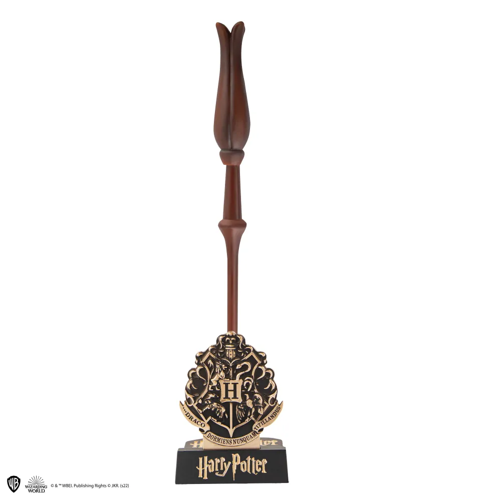 Stylo Baguette Luna Lovegood avec support & Marque-page lenticulaire