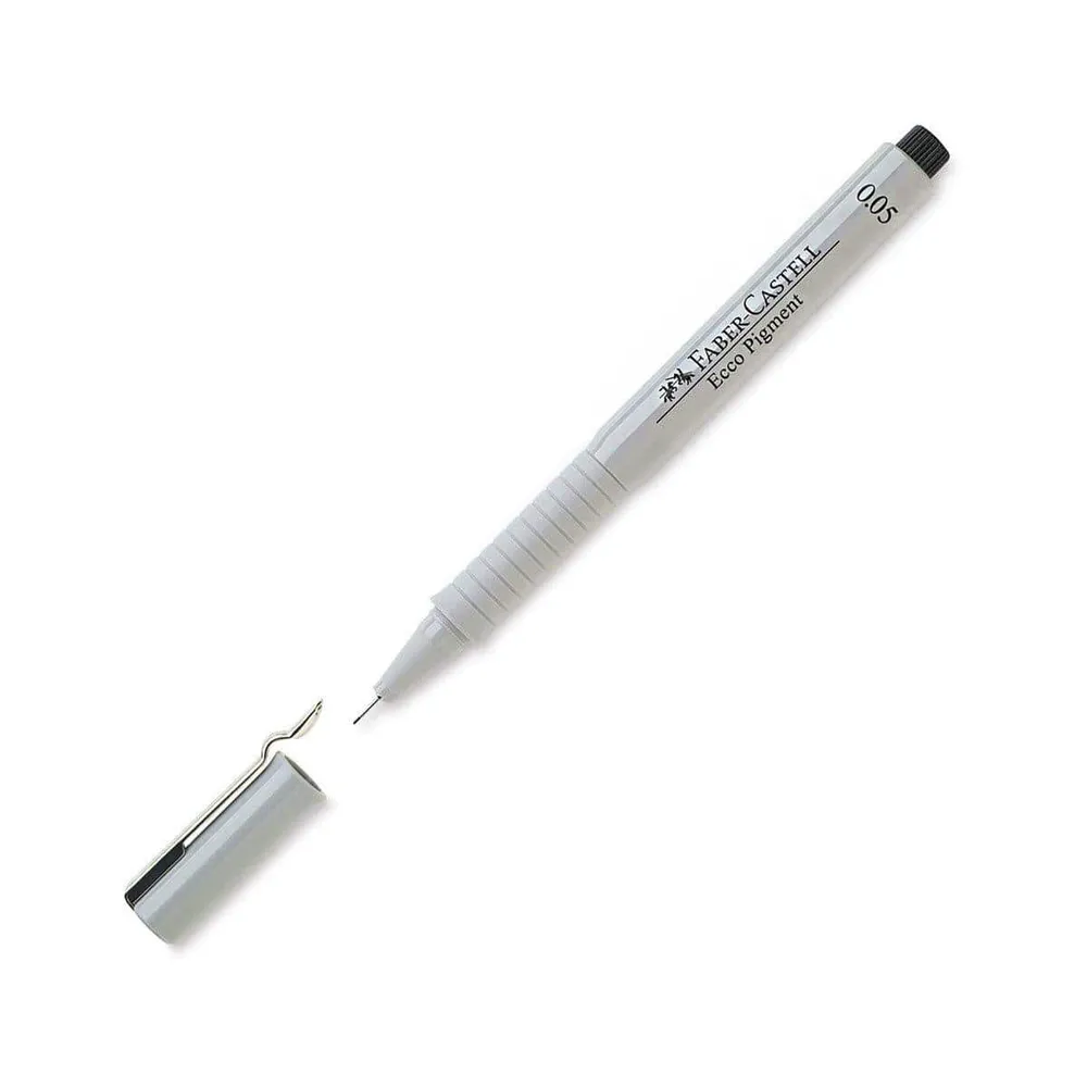 Stylo-feutre ECCO Pigment 0,05 mm noir FABER-CASTELL chez Alpha55 –… – L’alliance parfaite entre style et utilité