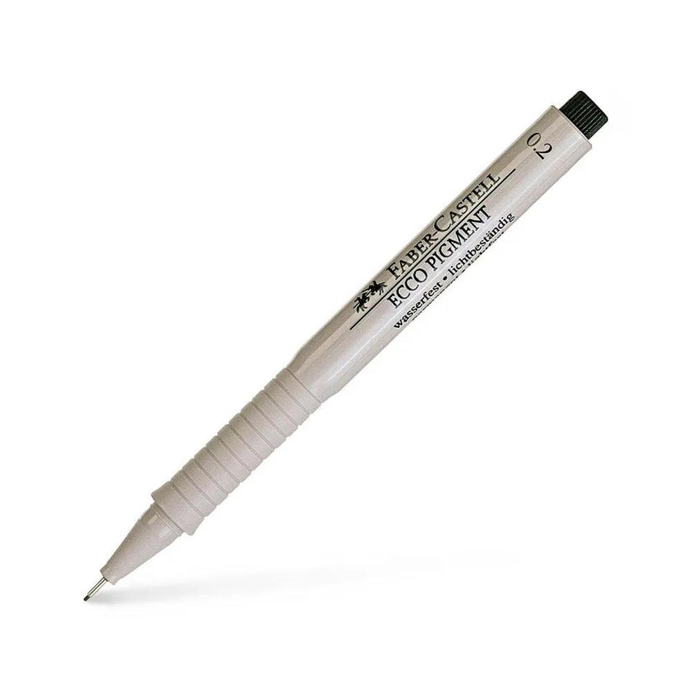 Stylo-feutre ECCO Pigment 0,2 mm noir FABER-CASTELL chez Alpha55 – … – Accessoire capital au quotidien