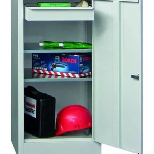 Armoire à outils Pavoy 1000/500/500 2 étagères galvanisées 1 tiroir 32370-050-006-735716 choisir à bas prix